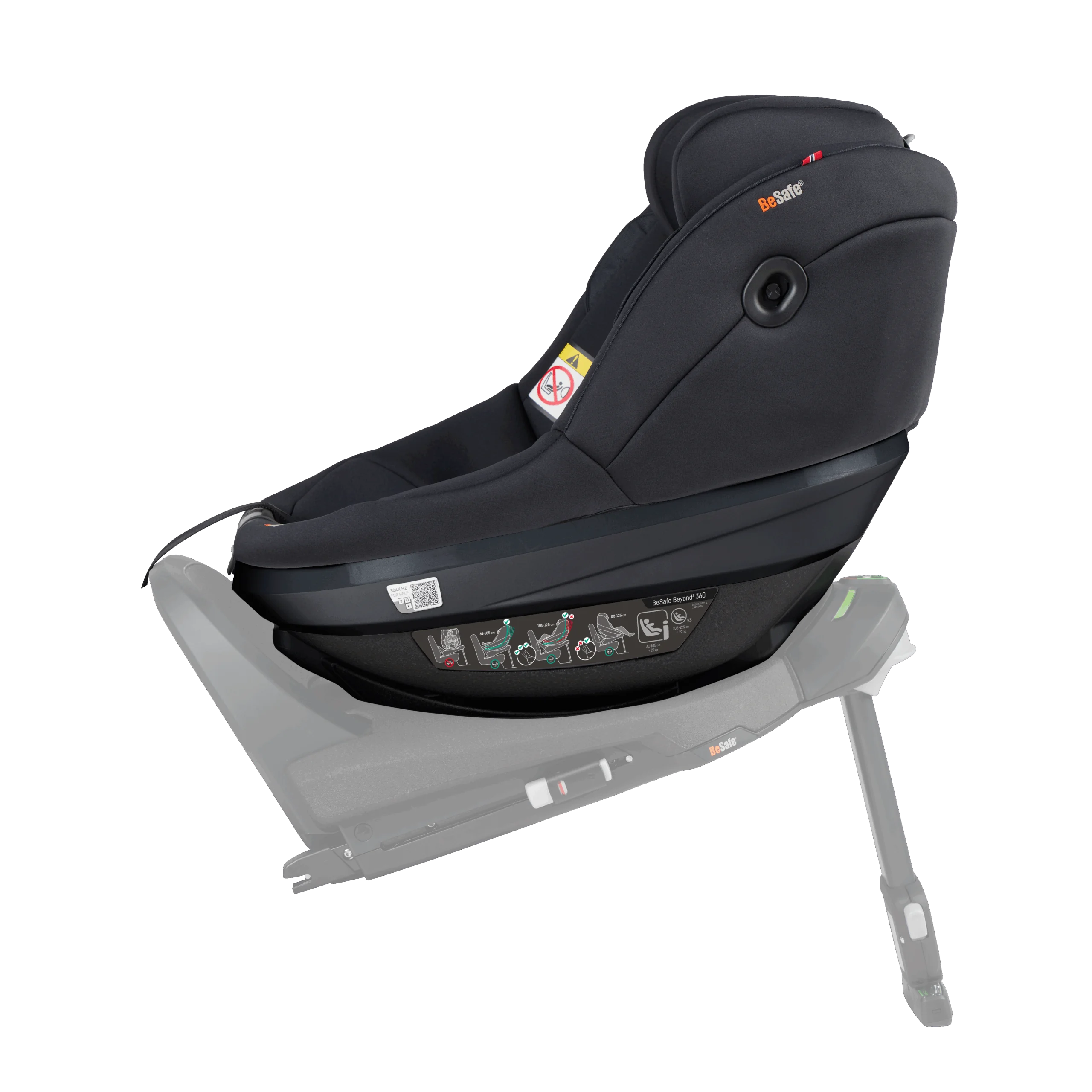 BeSafe_Beyond2-360_Black-SoftBreeze_Base_Side_Rear-facing-scaled BeSafe Beyond² 360
