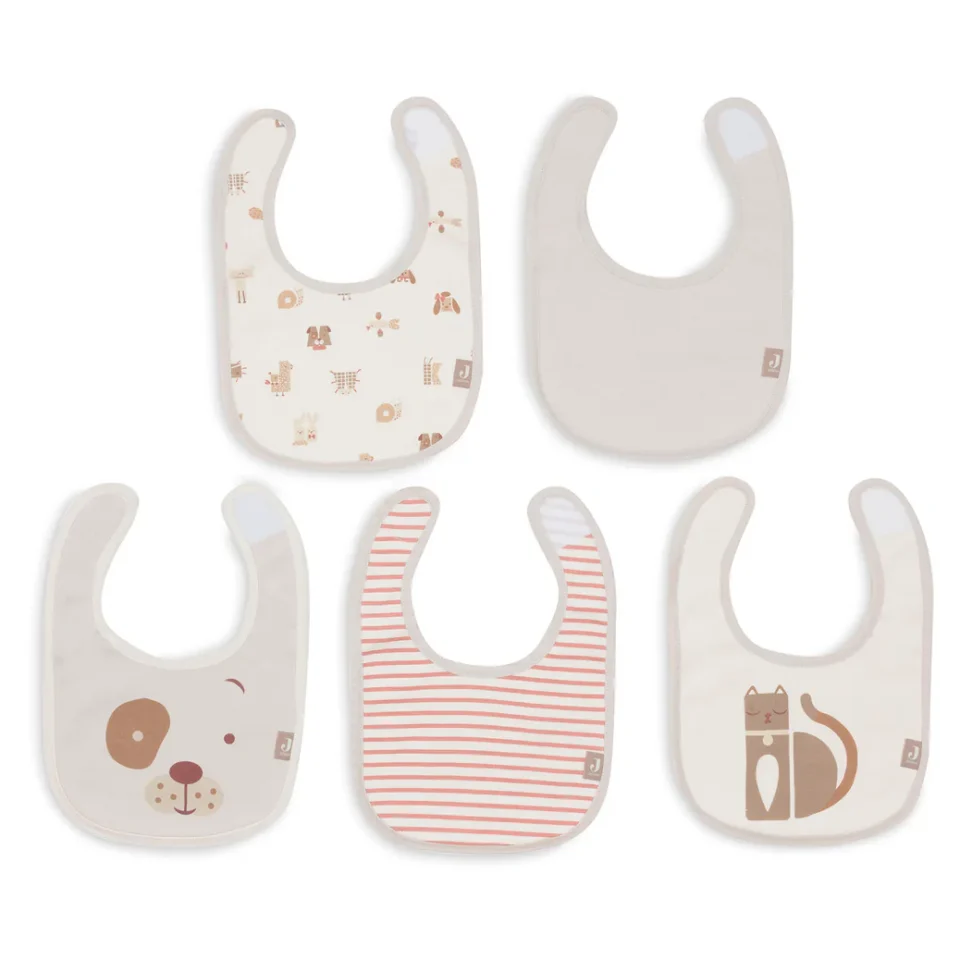 Jollein podbradnik Animal Friends (5 kom) - Slika 2